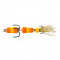 Приманка Мандула "Флажок" XXL Fish Модель 12 цв. Оранжево-Желтая