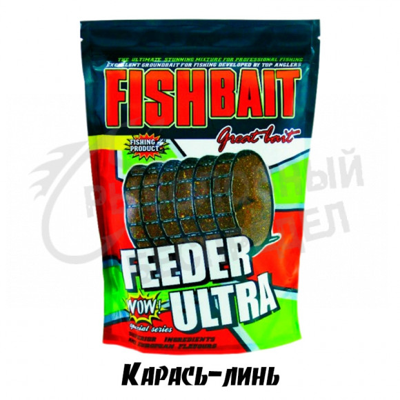 Прикормка FishBait FEEDER ULTRA Сarassin-Lin - Карась-Линь 1кг