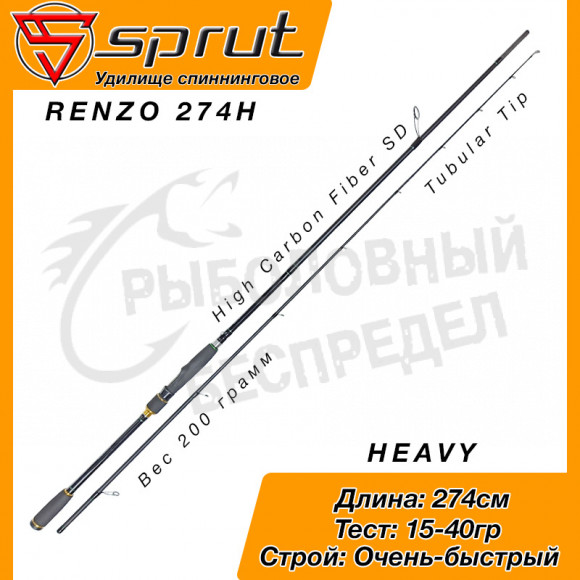 Спиннинг Sprut Renzo 274H 15-40g SR902HXFS