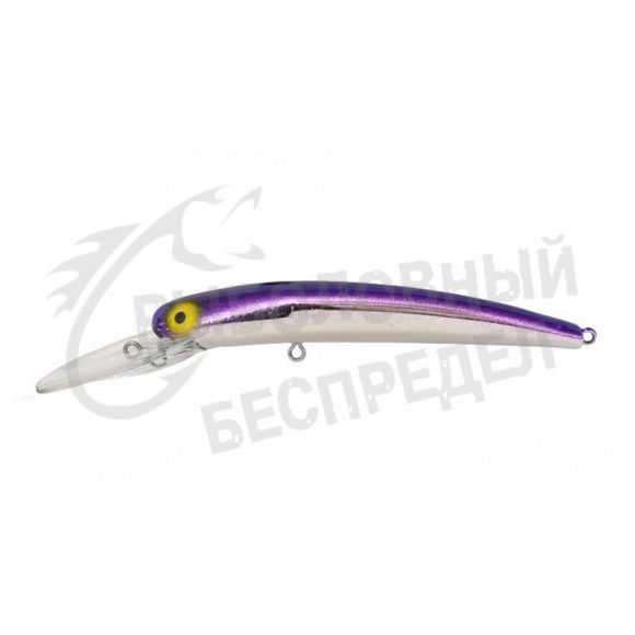Воблеры BayRat Lures Long Extra Deep 100F #Purple Chrome
