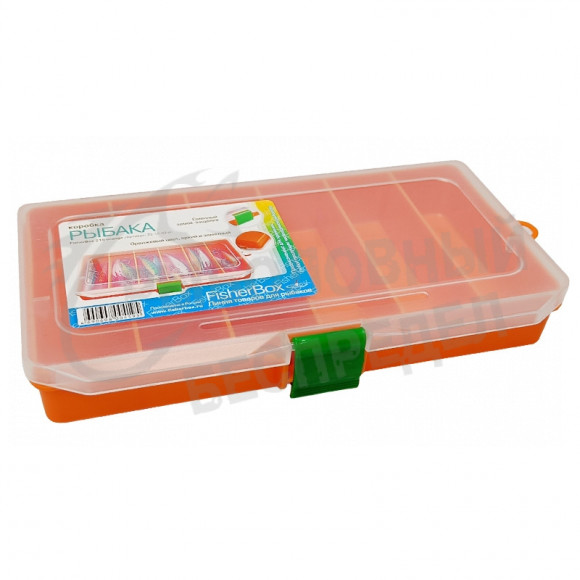 Коробка рыбака FisherBox 216 orange (22х12х03)