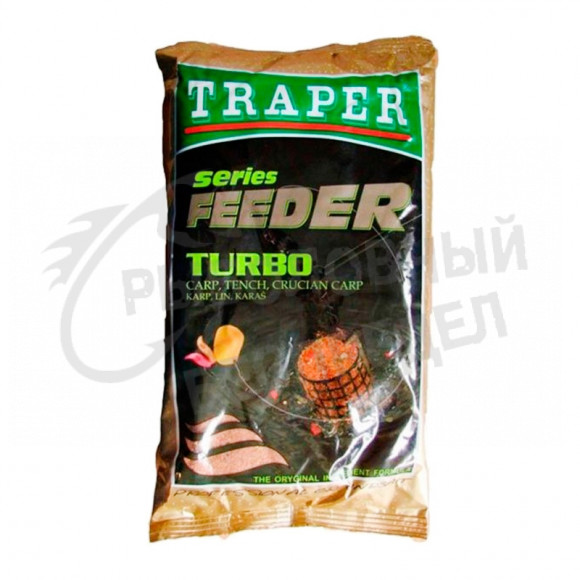 Прикормка Traper Feeder Series Turbo Карп, Линь, Карась 1кг art.00102