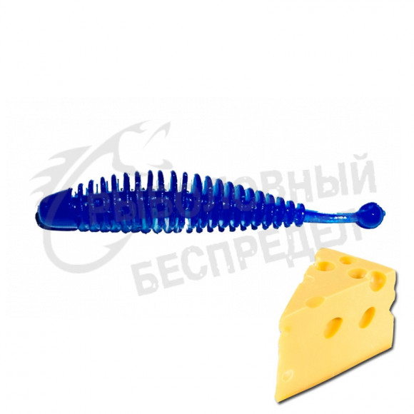 Мягкая приманка Trout HUB Tanta 2.6" dark blue сыр