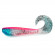 Силиконовая приманка Narval Curly Swimmer 12cm #027- Ice Pink