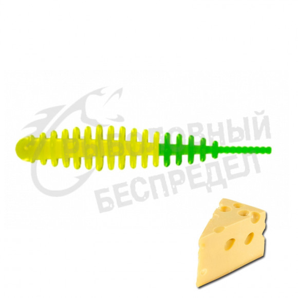 Мягкая приманка Mils Trout Baits Lech 1.7" LIM+GR 061 сыр