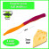Мягкая приманка Trout HUB Flat Worm 3.1" #220 Raspberry + Orange сыр