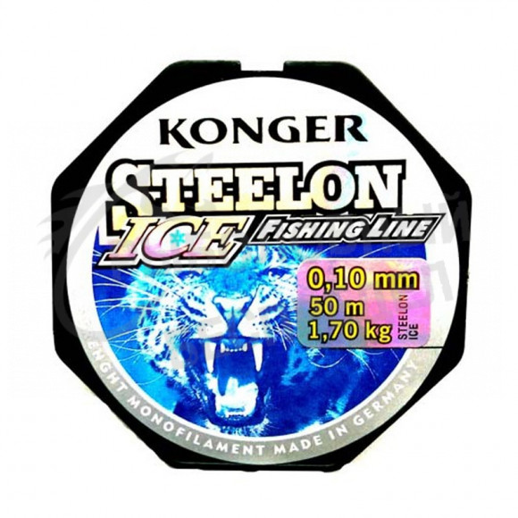 Леска зимняя Konger Steelon Ice 50m 0.08mm 1.15kg