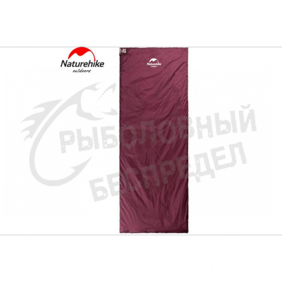 Спальный мешок NATUREHIKE Mini Ultralight Sleeping Bag L (Burgundy Red)