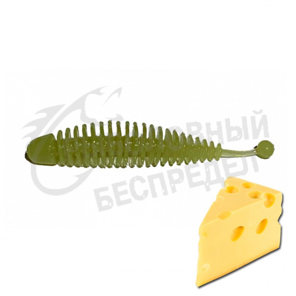 Мягкая приманка Trout HUB Tanta 2.6" olive сыр
