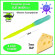 Мягкая приманка Trout HUB Flat Worm 3.1" #200 BlueUV (PAL) + LimonUV сыр