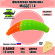 Форелевая силиконовая приманка COOL PLACE Maggot 1.6" зеленый-оранжевый СЫР