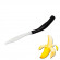 Мягкая приманка Trout HUB Flat Worm 3.1" #212 Black + White банан