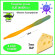 Мягкая приманка Trout HUB Flat Worm 3.1" #203 BlueUV (PAL) + OrangeUV сыр