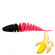 Мягкая приманка Trout HUB Plamp 2.8" #209 Black + PinkUV банан