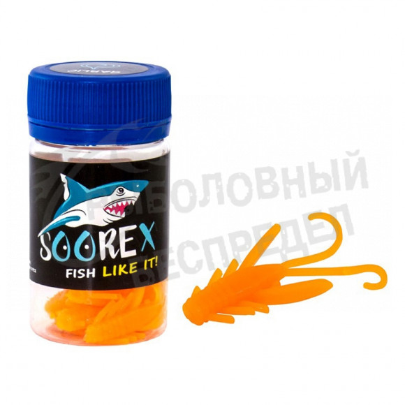 Мягкая приманка Soorex Nympha 36mm оранжевый чеснок