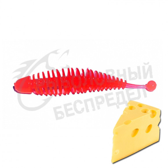 Мягкая приманка Trout HUB Tanta 2.6" red сыр
