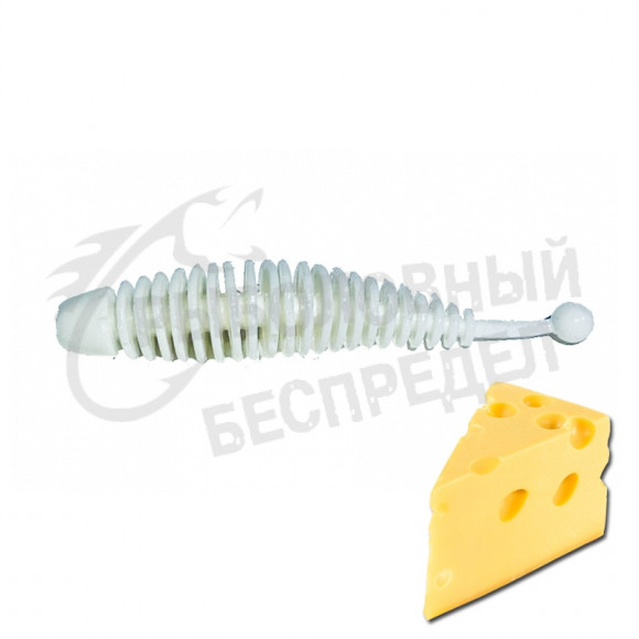 Мягкая приманка Trout HUB Tanta 2.6" white сыр