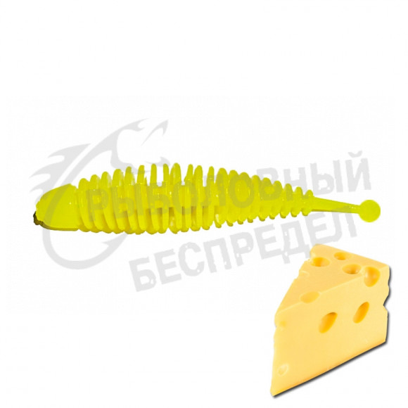 Мягкая приманка Trout HUB Tanta 2.6" yellow сыр