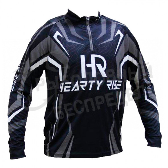 Джерси Hearty Rise Long Sleeves Breathable Shirt черно-серая р.XXXXL