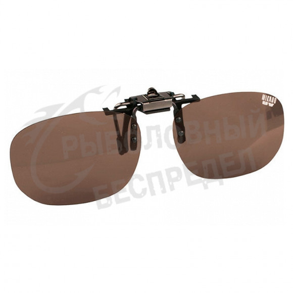Накладка на очки поляризационная Mikado CPON-BR (коричневые линзы)