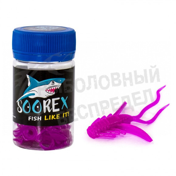 Мягкая приманка Soorex Nympha 36mm фиолетовый икра
