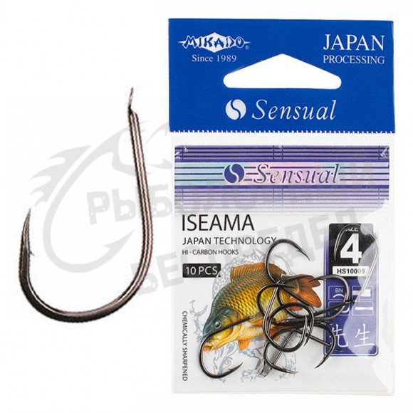 Крючки Mikado SENSUAL - ISEAMA № 6 BN (с лопаткой) ( 10 шт.)