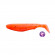 Силиконовая приманка Crazy Fish Slim Shaddy 3.2" 80mm 4g #18 Carrot UV 5шт-уп