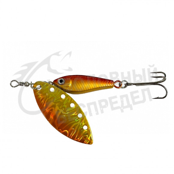 Блесна вращающаяся Grows Culture Silver Creek Spinner R 16100-921 Holo Akakin 21g