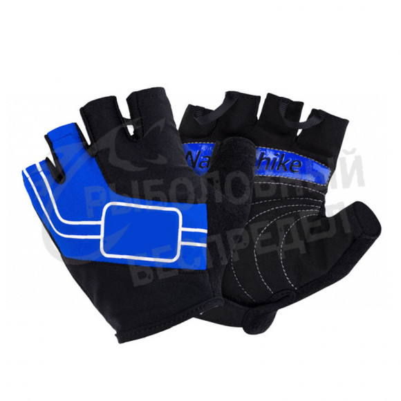 Перчатки NATUREHIKE NH Half Finger Cycling Gloves (Blue) (L)