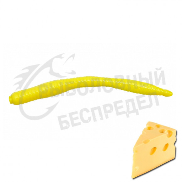 Мягкая приманка Neon 68 Trout Червь FW super floating желтый сыр