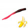 Мягкая приманка Trout HUB Flat Worm 3.1" #209 Black + PinkUV банан