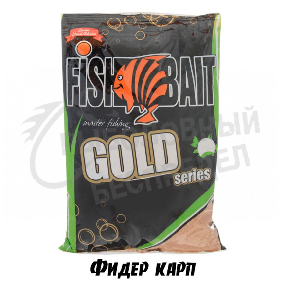 Прикормка FishBait GOLD Фидер Карп 1кг