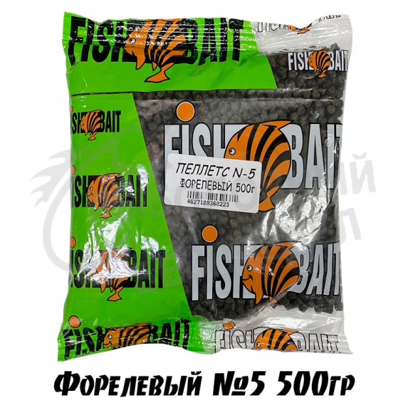 Пеллетс FishBait ICE GOLD 0.5kg Форелевый №5